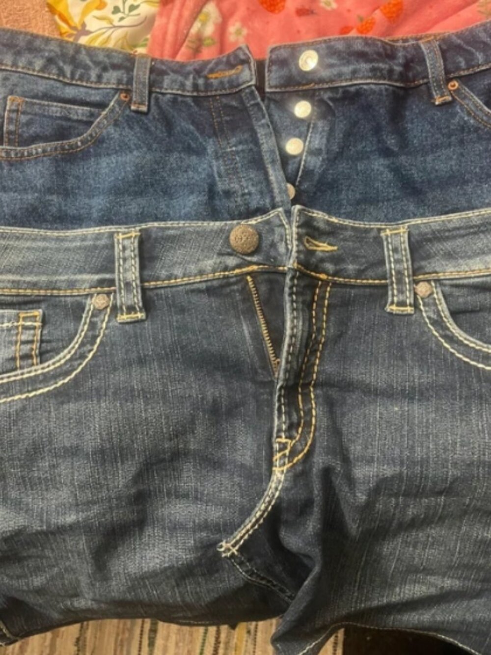 MCKENZIE CROP Classic Denim Skirt